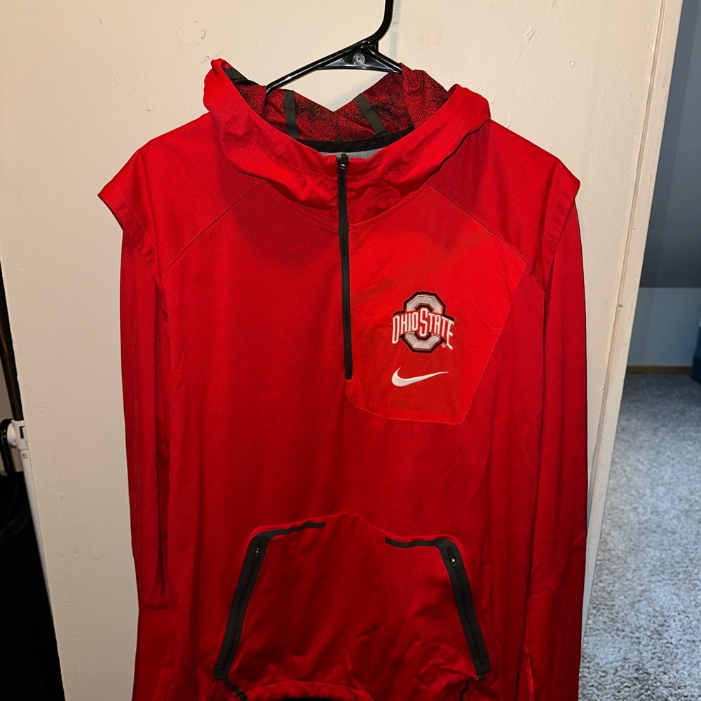 Nike Red Ohio State Hoodie